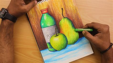 How To Draw A Still Life With Pastel Colour Drawing Video Learn To