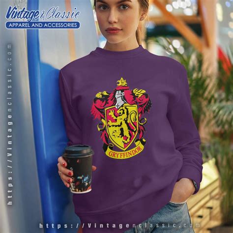 Harry Potter Gryffindor Crest Shirt High Quality Printed Brand