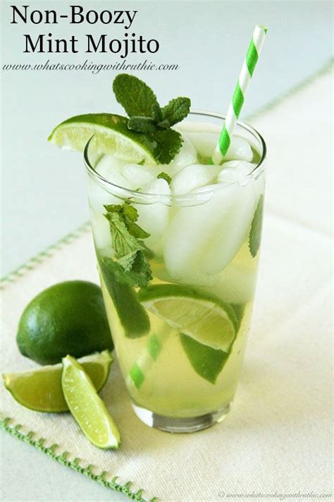 Non Boozy Mint Mojito Recipe Mocktails Mint Mojito Summer Drinks