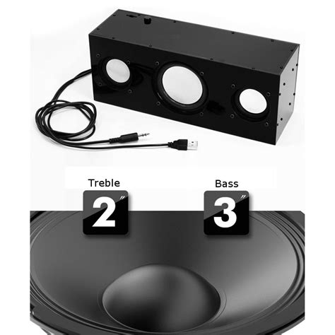 Diy Usb Stereo Speaker Production Unassembled Kit Dc 5v Heavy Bass 21