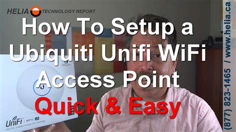 How To Setup And Configure Ubnt Ubiquiti Unifi Wifi Access Points Youtube