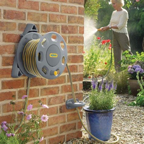 Wall Mounted Garden Hose Reel Holder