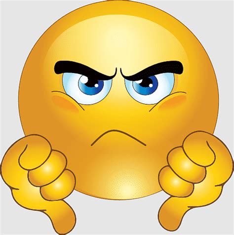 Grumpy Face Grumpy Thumb Signal Internet Forum Facebook Emoji