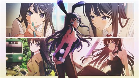 seishun buta yarou wa bunny girl senpai no yume o minai anime girls anime bunny ears train