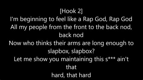 Lyrics generated using artificial intelligence. Eminem - Rap God Lyrics CLEAN EDIT - YouTube