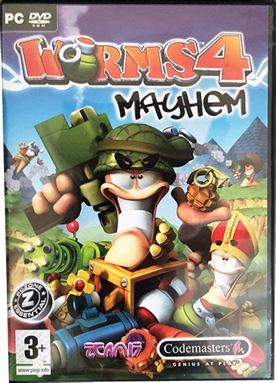 Mayhem is a 3d artillery tactical and strategy game in the worms series developed by team17 and the successor to worms 3d. Worms 4 Mayhem PC | Køb her - Flickzone.dk