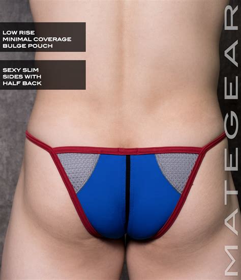 Sexy Mens Swimwear Ultra Pouch Bikini - Je Mi III (Low Rise Bulge Fron