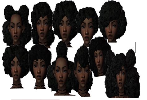 Sims 2 Afro Sims 4 Afro Hair Afro Hair Sims 4 Cc Sims 4 Black Hair