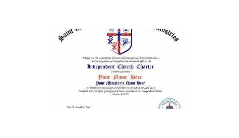 what is a church charter