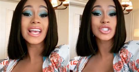Cardi Bs Post About Government Shutdown Turns Into A Song Popsugar