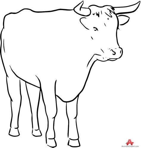 Outline Of A Cow Free Download On Clipartmag