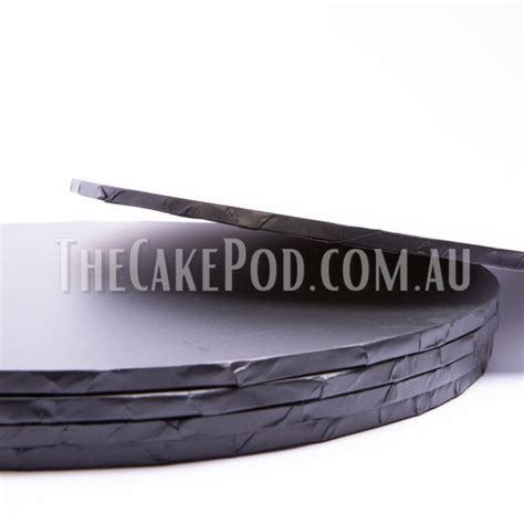 Masonite Round Black Cake Boards 5mm And 6mm Thick Wholesale