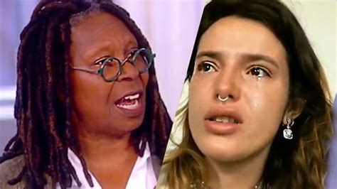 Bella Thorne Cries After Whoopi Goldberg Slams Her Over Private Photo Leak Youtube