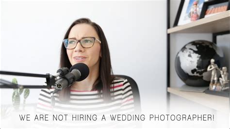 We Are Not Hiring A Wedding Photographer Youtube