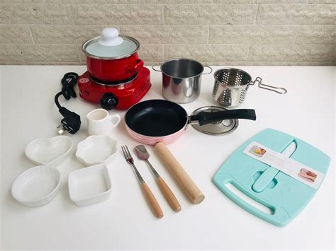 Kids Can Cook Food Grade Safe Real Mini Cooking Set Metal Australia