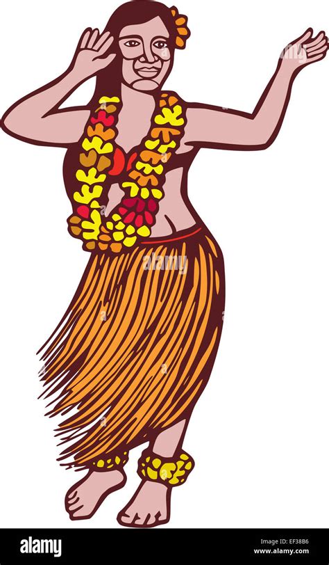 Clipart Of Hawaiian Dancers