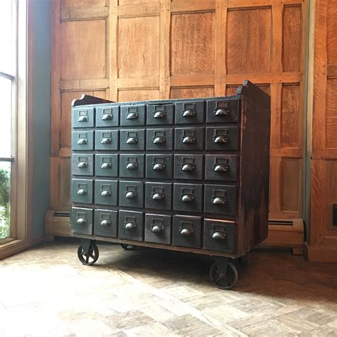 Free delivery and returns on ebay plus items for plus members. Antique Apothecary Drawer Unit, Card Catalog Cabinet ...