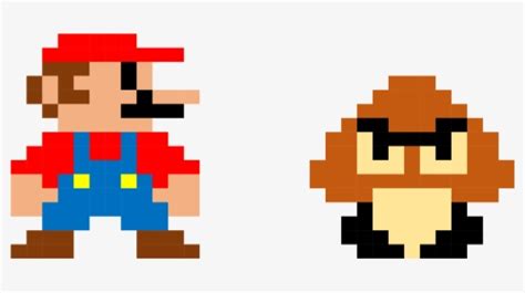 Pixel Mario Png Mario Bros Bits Transparent Png Kindpng 14740 The