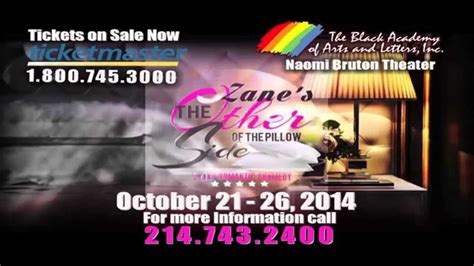 Zanes The Other Side Of The Pillow Stage Play At Black Academy Of Arts And Letters Youtube