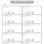 Evaluating Numerical Expressions Worksheet