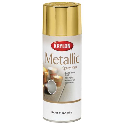 Krylon Metallic Spray Paint 11 Oz Brass