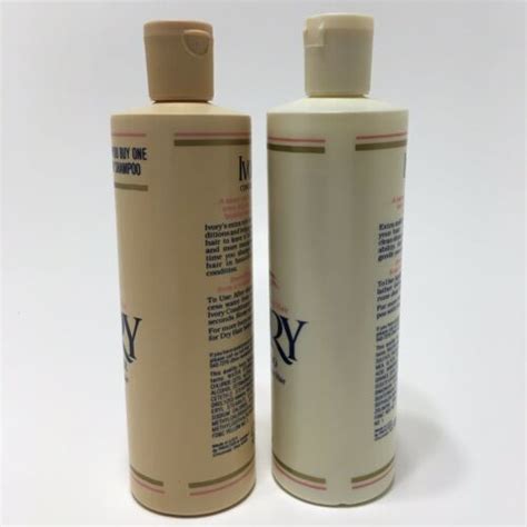 Vintage Ivory Shampoo And Conditioner Dry Hair 15 Oz 1982 Pandg Usa New