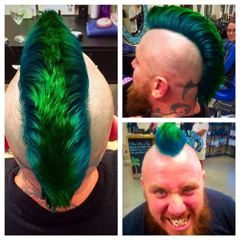 Guys With Colored Hair Mohawk Janiece Mcclung