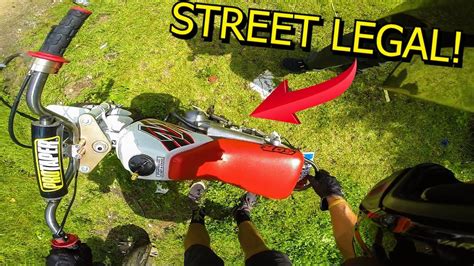 The next time you plan a day on the trail with riding buddies consider the following as a checklist to bring all you need for a great. RIDING STREET LEGAL 50cc PIT BIKE!! - YouTube