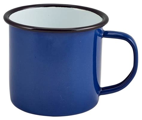 Enamel Mug Blue 36cl125oz Catering Products Direct
