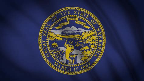 Nebraska State Flag 1622324 Stock Video At Vecteezy