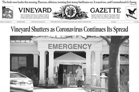 The Vineyard Gazette Marthas Vineyard News Gazette Celebrates 175