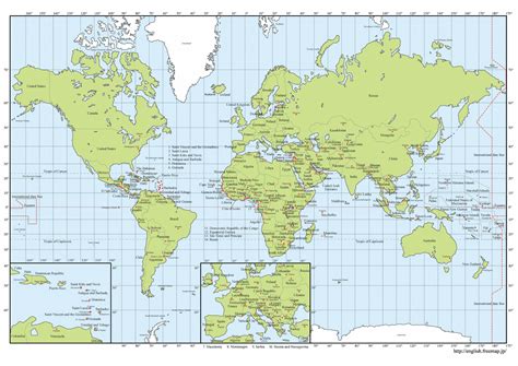 Latitud Y Longitud Coordenadas Geográficas