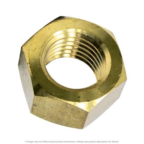 1 2 20 Brass Finish Hex Nut K L Jack