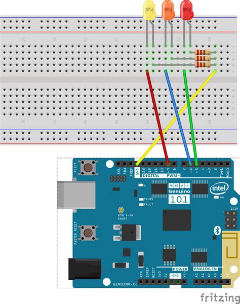 LED With Arduino 101 Hackster Io