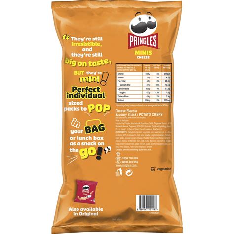 Pringles Minis Cheese Potato Chips Multipack 95g Woolworths