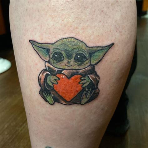 Updated 30 Baby Yoda Tattoos April 2020 War Tattoo Star Wars