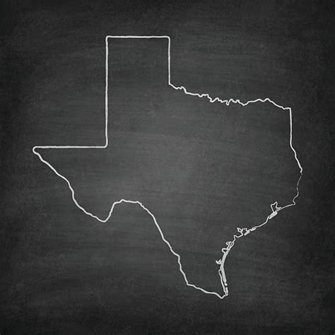 Hand Drawn Texas Map Stock Vectors Istock