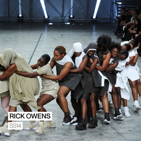 vicious rick owens ss14 with this show rick owens does away with traditional models for the