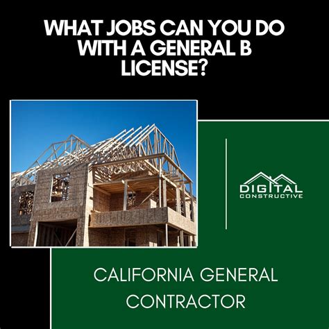 Jobs You Can Do With A General B License Digital Constructive