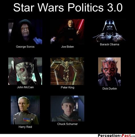 Star Wars Politics 30 What People Think I Do What I Really Do Perception Vs Fact