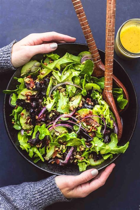 Best Simple Tossed Green Salad Green Salad Recipes Best Broccoli