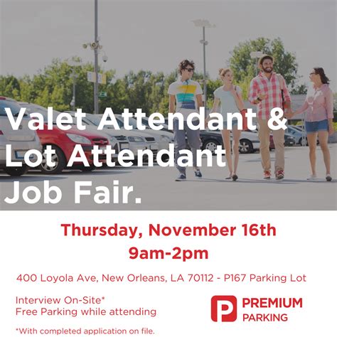 Premium Parking Job Fair | New Orleans and Company