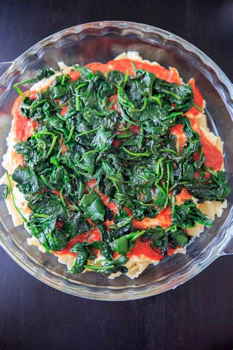 Spinach Baked Ziti Recipe Vegetarian