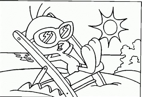 printable beach coloring pages  kids