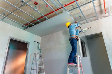 1/2″ thick drywall is the most recommended for mobile home ceiling replacements. Replacing Drop Ceiling With Drywall | TcWorks.Org