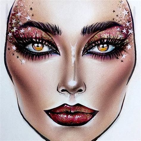 Pin By Traces Of Lightphoto On Makeup Facechart Art Makeup Face