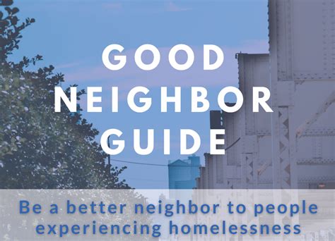 Good Neighbor Guide Provides Suggestions For Engaging With Unhoused