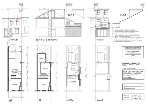 Loft Conversion Drawings Ely Design Group