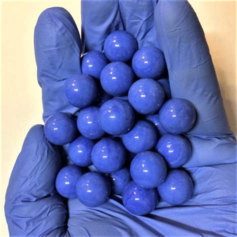 16mm 58 1016 Blue Opaque Solid Glass Marbles Usd Etsy Italia