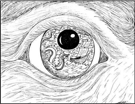 Eye Coloring Pages For Adults I Will Burn